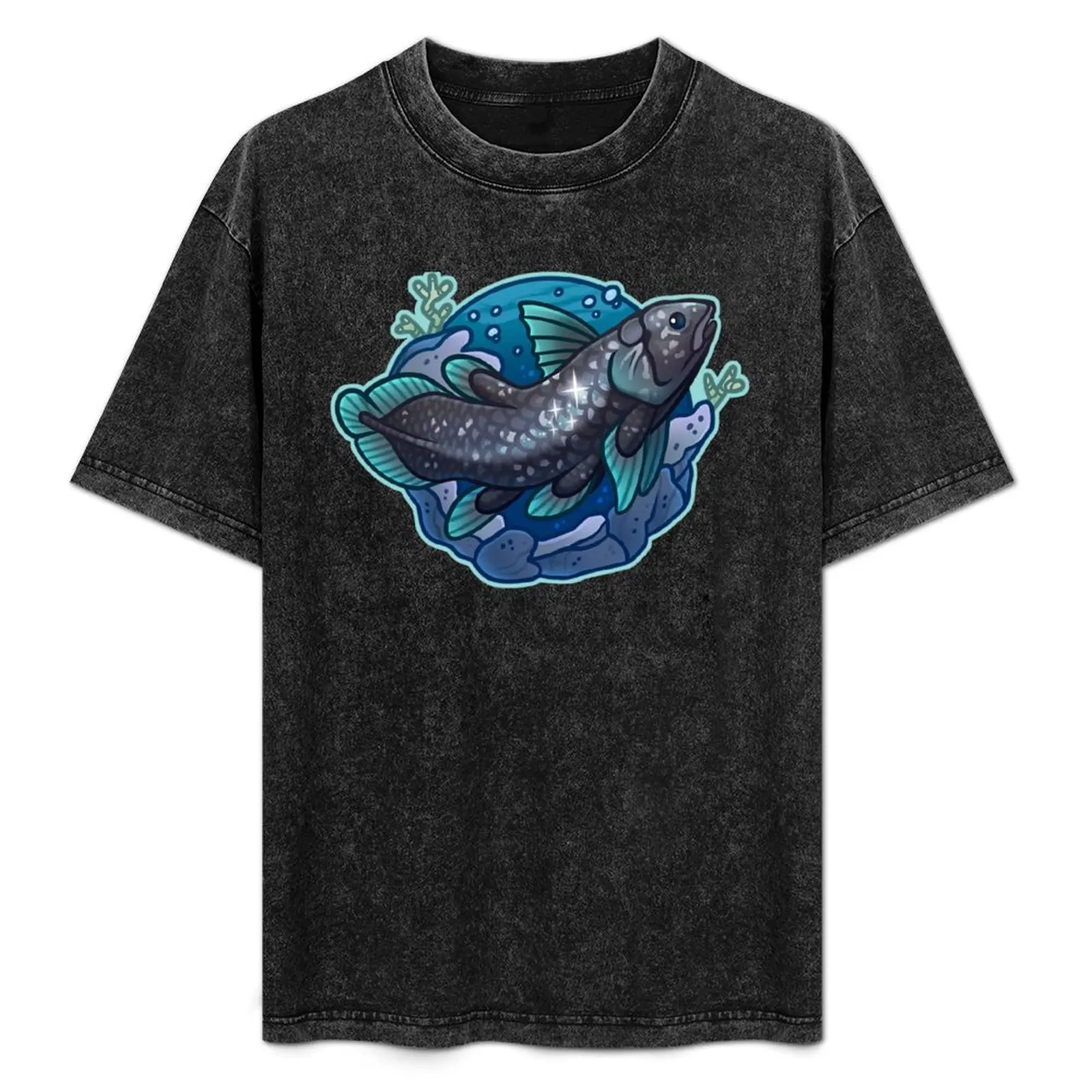 

Coelacanth T-Shirt Basic All Season Solid T-Shirt