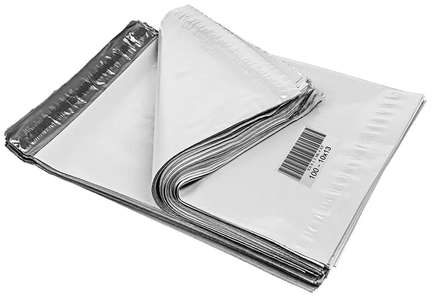 100 Pack White Poly Mailers Shipping Envelopes Bags 10 X 13 Inches Durable PE Self-Seal Mailing Bags for E-commerce Packaging