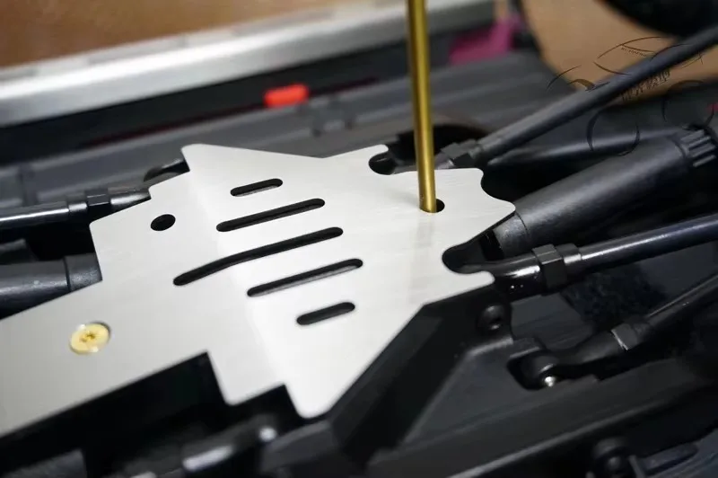 Ochrona podwozia ze stali nierdzewnej, pancerz podwozia do 1/10 TRAXXAS TRX4