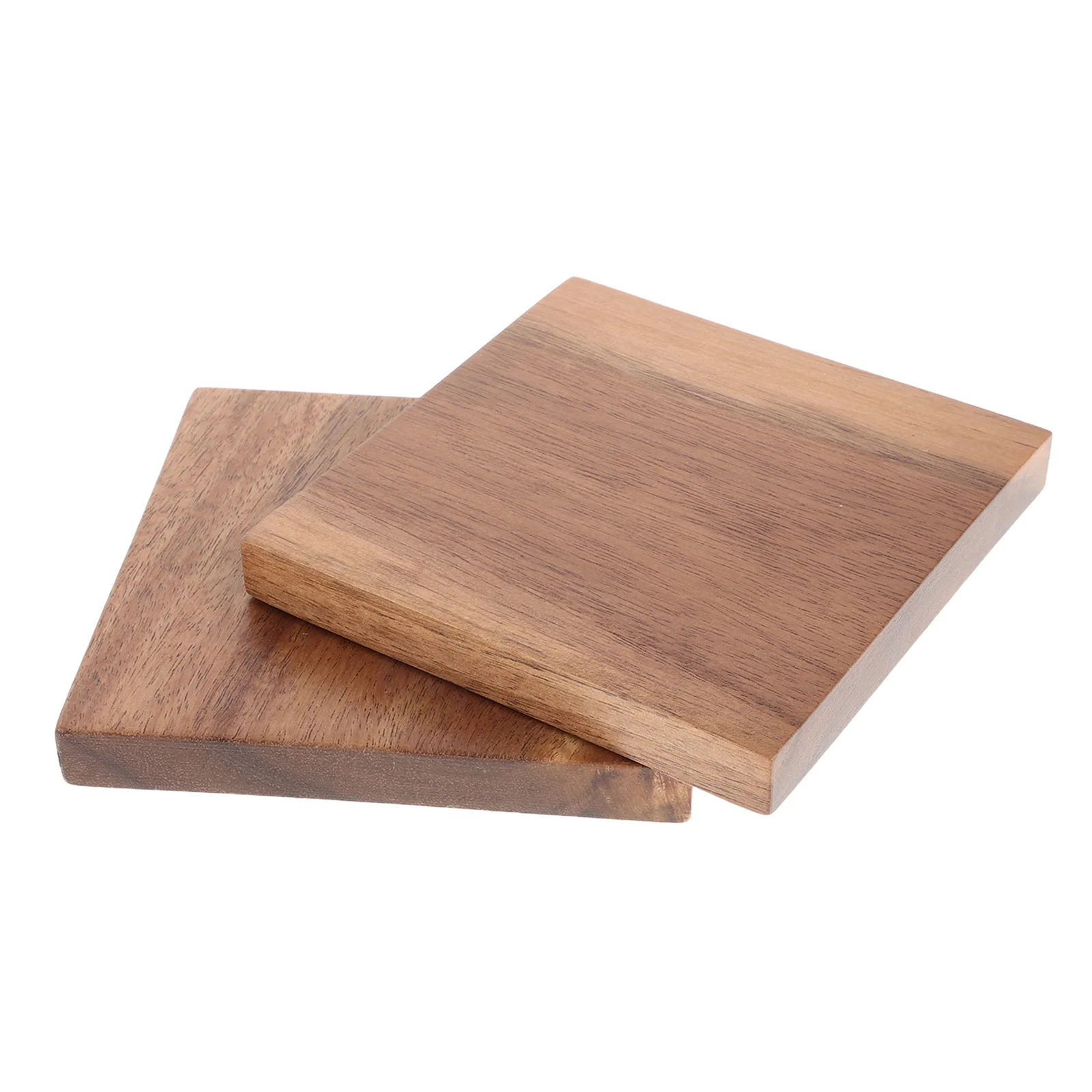 

2pcs Wooden Cup Pad Solid Wood Coaster Heat-Resistant Mug Mat For Desk Kitchen Dining Coffee Insulation Drink Holder Farmhouse