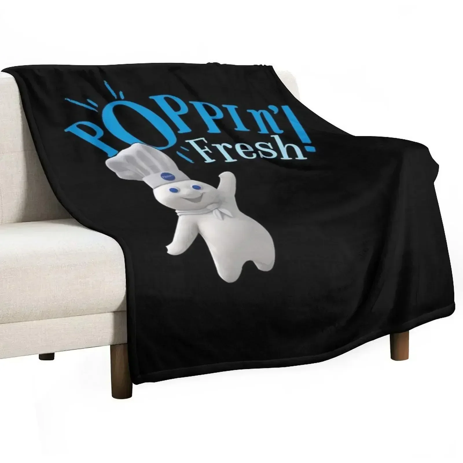 

Fresh Pillsbury Doughboy Funny Throw Blanket All Season Soft Lightweight Blanket for Home