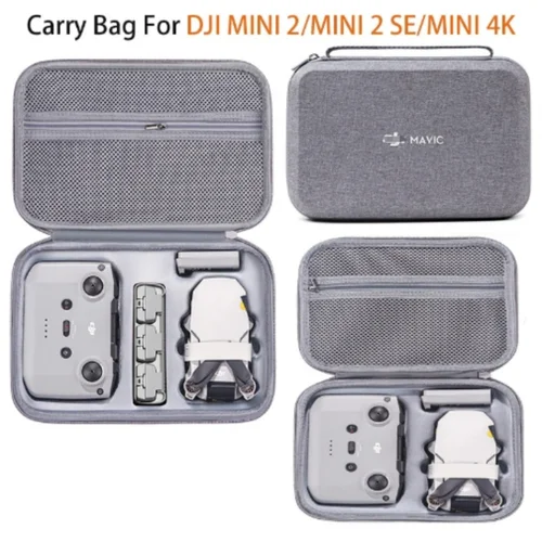 Bolsa de transporte de almacenamiento para Dron DJI Mini 2/Mini 2 SE/MINI 4K, caja de Control remoto de batería, accesorios de bolso portátiles protectores