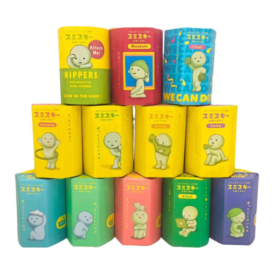 

New Original Smiski Sunday Series Blind Box Cute Night Light Figurine Smiski Doll Desktop Ornament Decoration Special Girl Gift