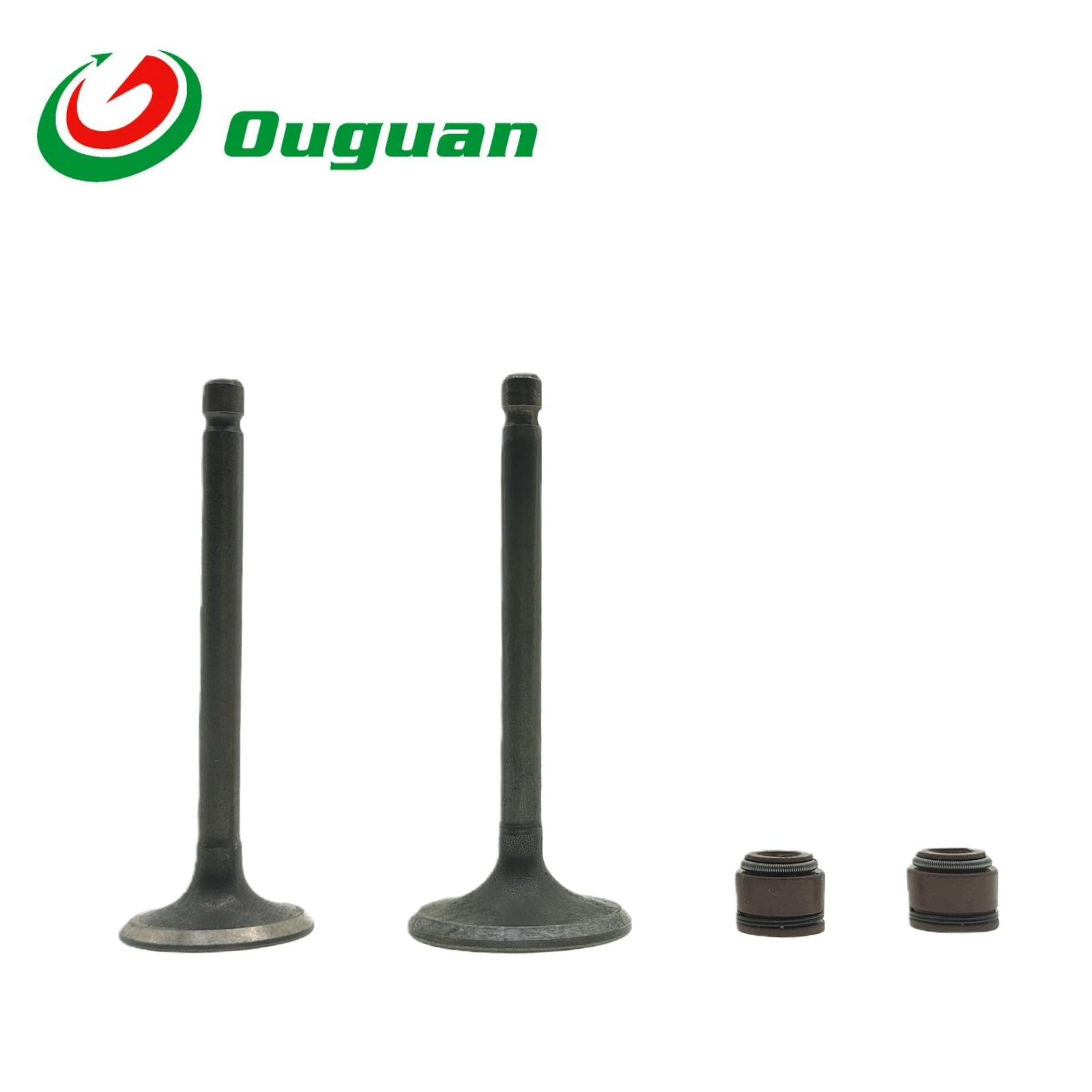 

ouguan for Yamaha YBR125 JYM125 TTR125 XT125R XT125X YBR XT TTR 125 125cc Valve Intake Exhaust Stem Valve Kit Oil Seal