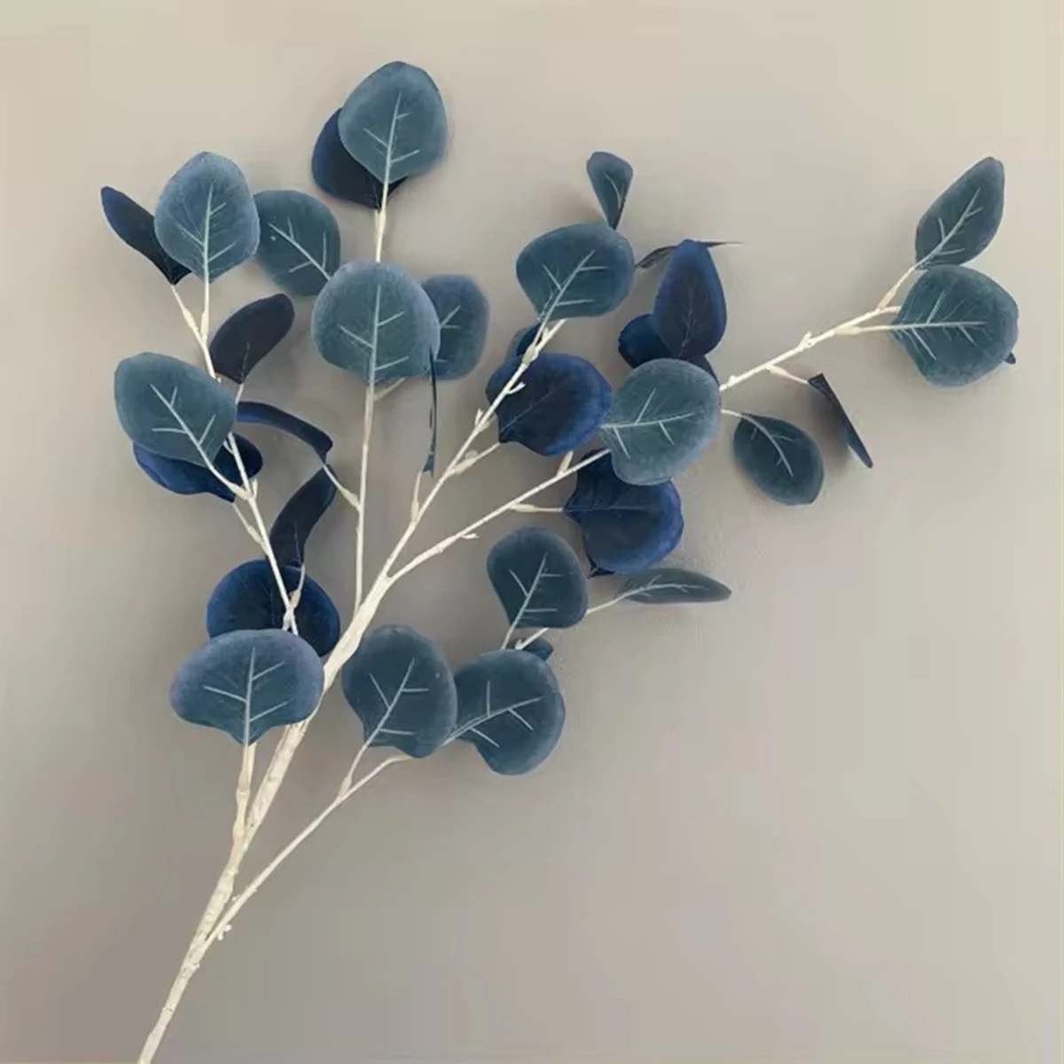 Hot Sale RG-067 Artificial Silk Eucalyptus Simulation Apple Leaves Plant Green Leaves Decoration Home Wedding Decor