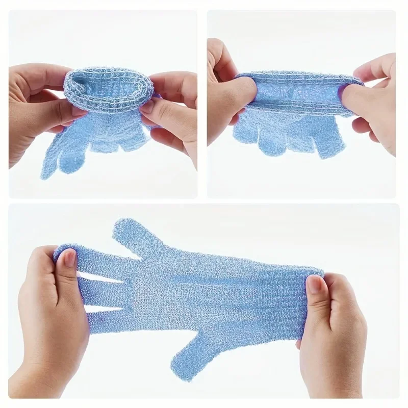 Exfoliating Shower Gloves Body Scrub Exfoliating Gloves Foam Gentle Massage Clean Dead Skin Smooth Skin Available for Men Women