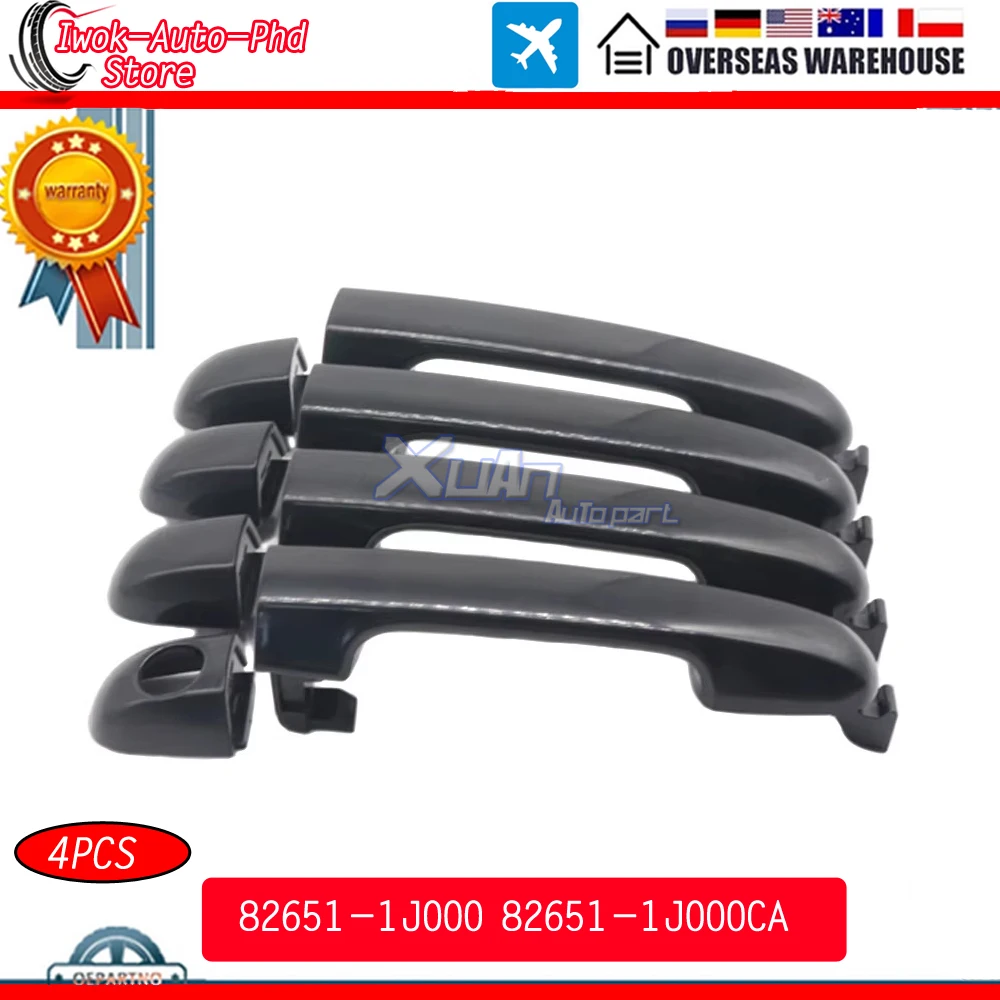 

XUAN Car L R F R Exterior Outer Door Handle 82651-1J000 82651-1J000CA 83652-1J000 83652-1J000CA For Hyundai i20 PB 2009~2015