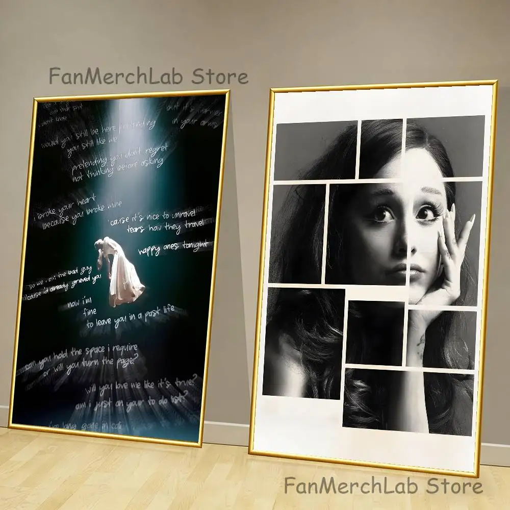 Brighter Days Ahead A-Ariana Poster Multi-Purpose Wall Art for Living Room Bedroom Office Hallway Bar Home Decor Gift