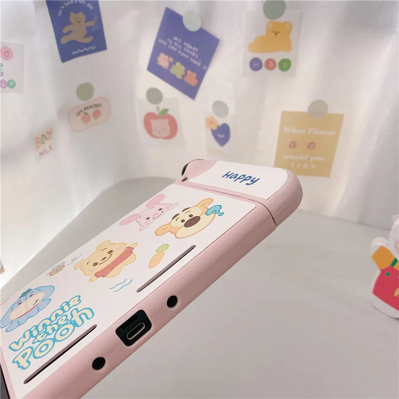 ديزني ويني ذا بوه للتبديل حافظة شل واقية سبليت الإسكان صندوق لنينتندو سويتش اكسسوارات NS وحدة التحكم TPU Fundas