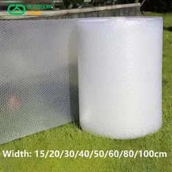 80cm Width Thickened Bubble Paper Bubble Film Pad Roll Wrapping Paper Shockproof Bag Packaging Express Foam Lenght 20M