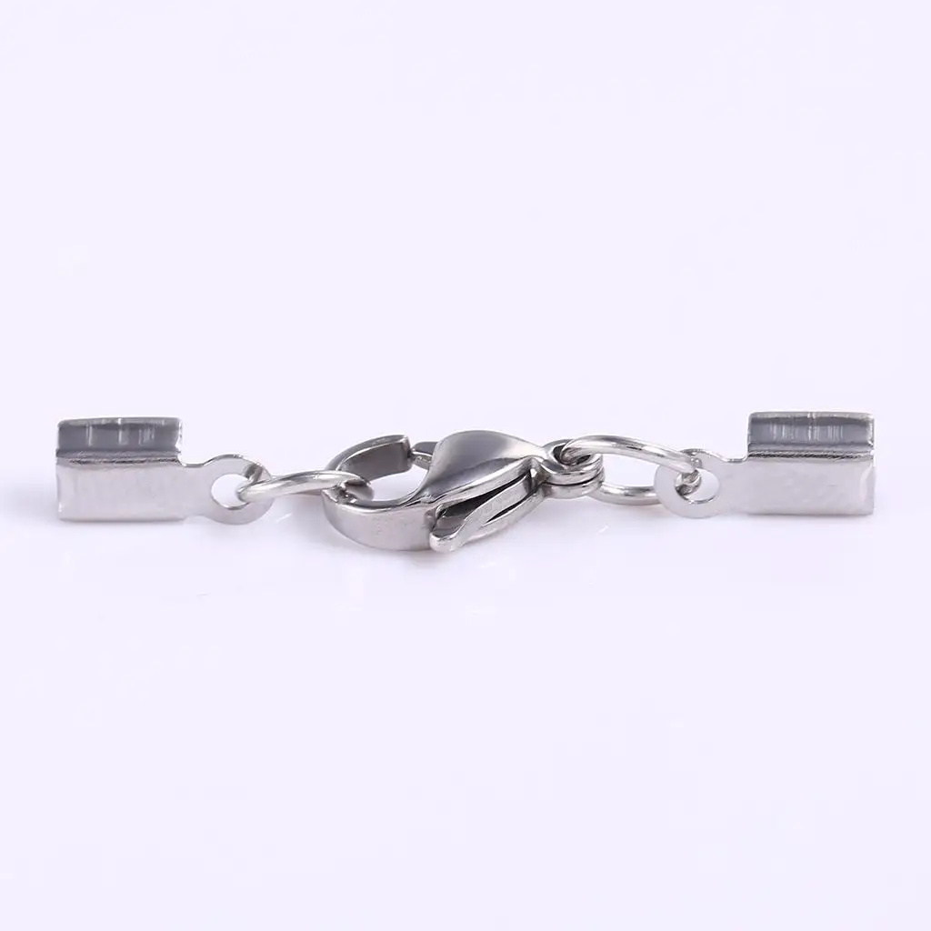Large Split Key Rings Jewelry Findings Lobster Clasp Stainless Steel Connectors for Bracelets Necklace Pendants DIY