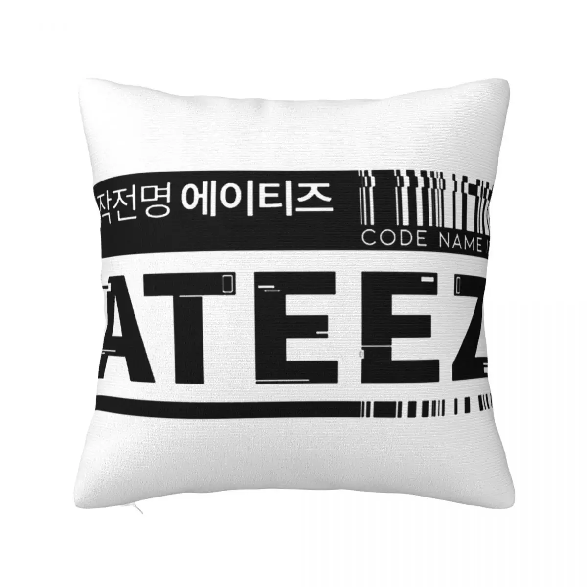 Ateez Code Idol Kpop Singer Pillowcases Merchandise Soft Cushion Cover Pillow Covers Sofa Decorations Zipper Multi-Size