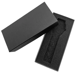 Boîte de montre rectangulaire noire, étui cadeau durable, montre-bracelet tendance, offre spéciale