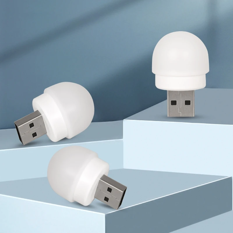 Dn59 portátil mini usb luz noturna lâmpada leitura plug-in led candeeiro olho para proteção para escritório carro