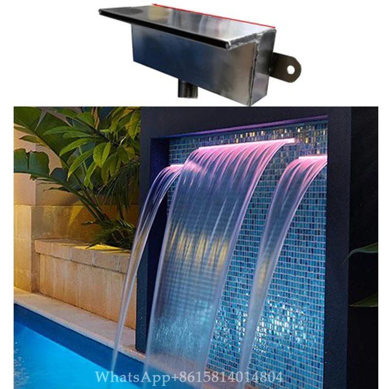 

Garden rockery landscaping flowing water waterfall water outlet landscape fish pond garden water curtain wall fountain