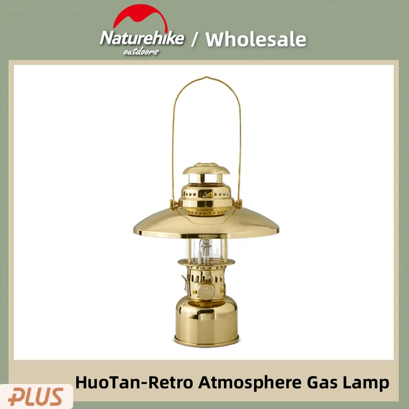 

Naturehike Classic Retro Gas Lamp Camping Travel Portable Atmosphere Light Ultralight Electronic Ignition Outdoor Lighting Tool