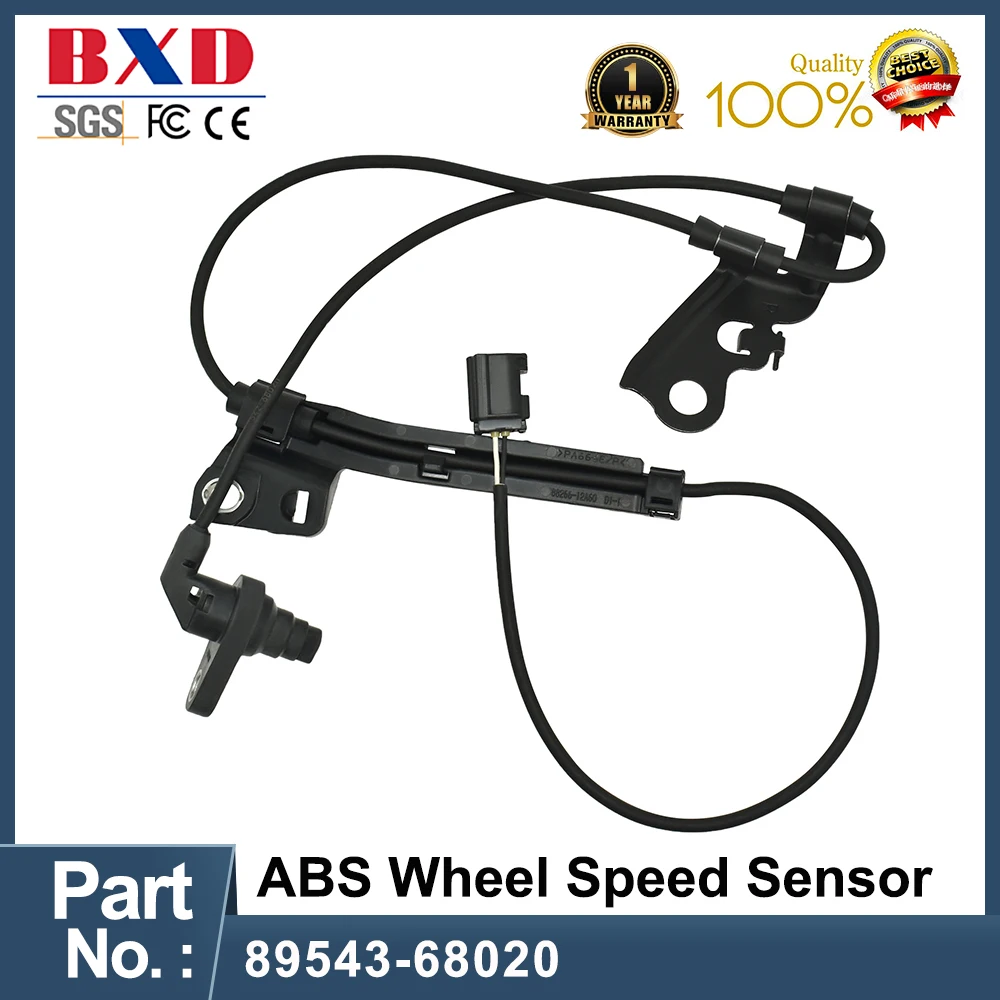 

89543-68020 Front Left ABS Wheel Speed Sensor For Toyota Wish 1.8 4WD 2.0 89543 68020 8954368020 Car Parts Auto Accessories