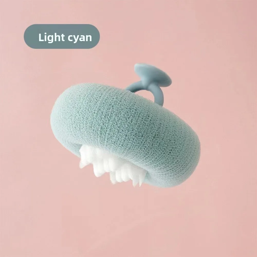 

Супермягкая подсолнечная присоска, шарик для ванны, круглая форма, многоцветная сетчатая губка для ванны, щетка для чистки, многоразовый дизайн