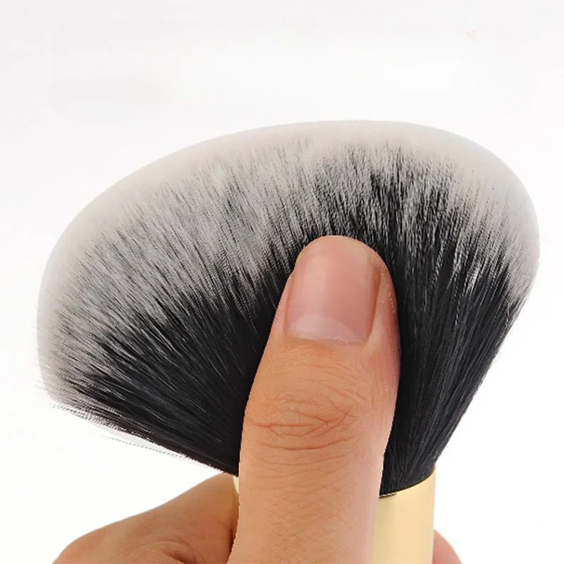 Large Round Handle Powser Brush Black Makeup Brushes Fluffy Soft Professional Powder Foundation Blush Brush Cosmetic Accessories