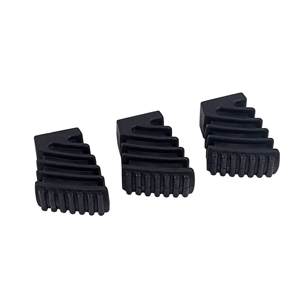 

3PCS Drum Rubber Feet Drum Rack Floor Protector Percussion Parts for Drum Cymbal Stand Rack Bracket (Black)