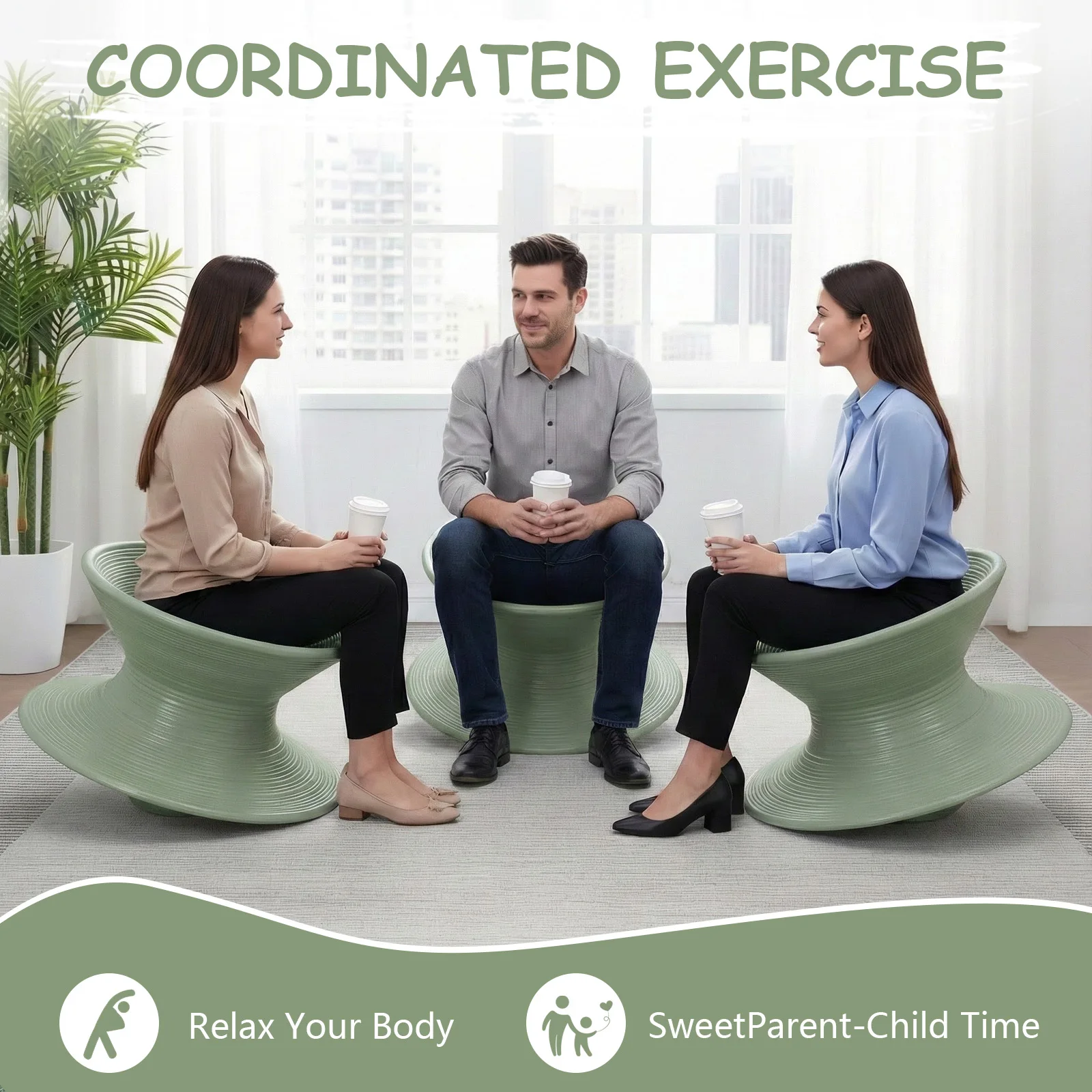 

Детское вращающееся сиденье для дома и улицы, сенсорное оборудование, гироскопическое сиденье с вращением на 360 градусов для двора, детской площадки или торгового центра