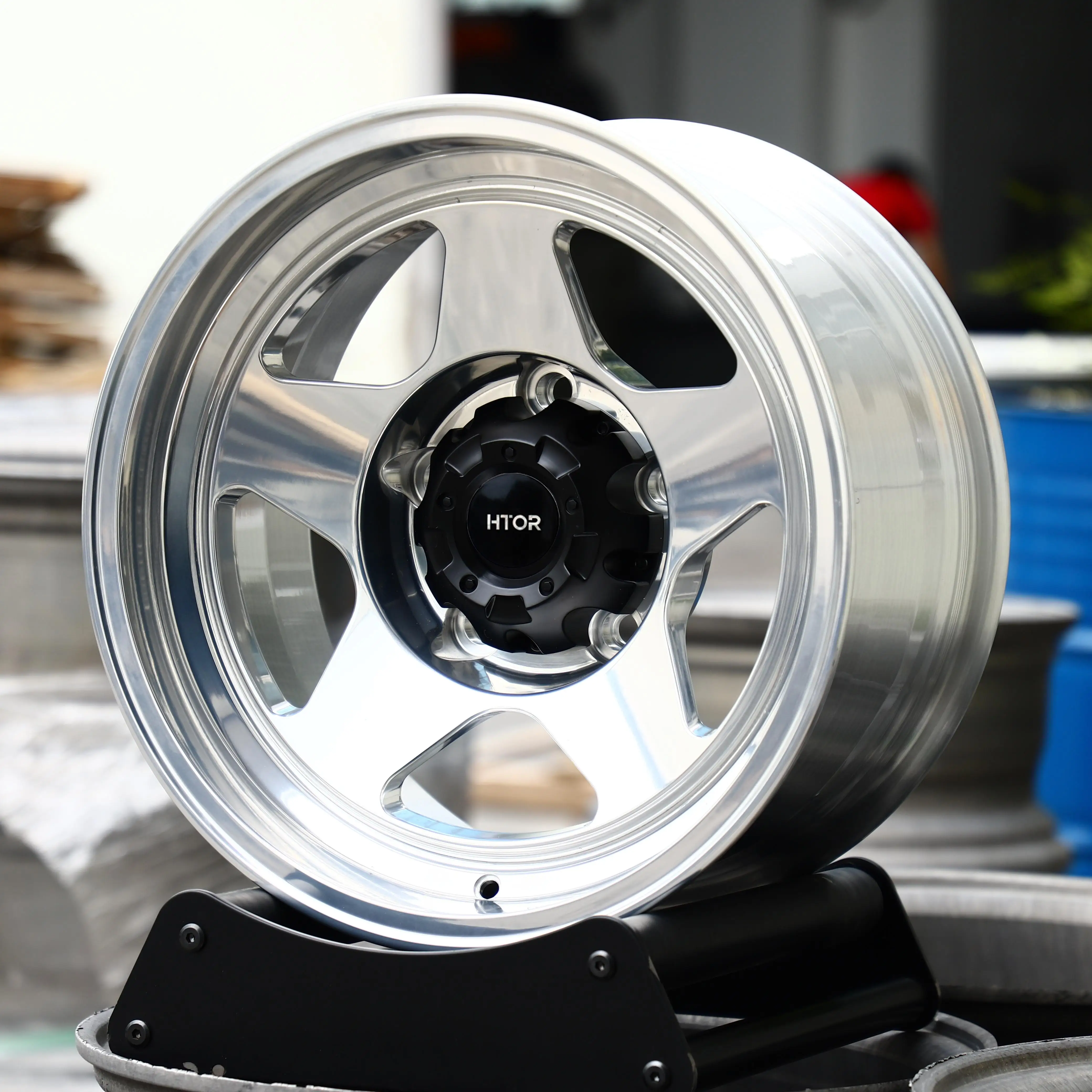 JT Custom 15x8 16x8 17x8.5 18x9 5x127 5x139.7 Small Deep Lip Polished Off Road Forged Wheels For Wrangler 392 For Jimny Sierra
