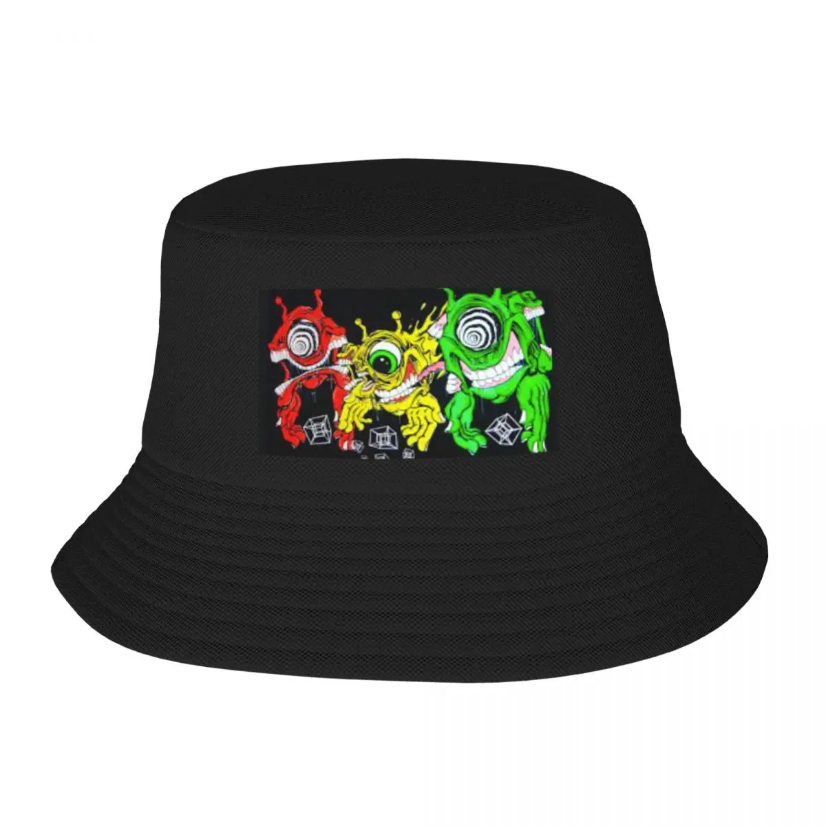 SUBTRONICS Drawing Bucket Hat Fashion Beach Gentleman Hat Streetwear Men Golf Wear Women's