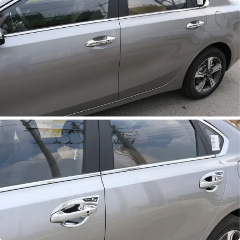 

For Kia Forte Cerato K3 BD 2019 2020 2021 2022 ABS Carbon Fiber Door Handle Cover Door Bowl Trim Sticker Car Styling Accessories