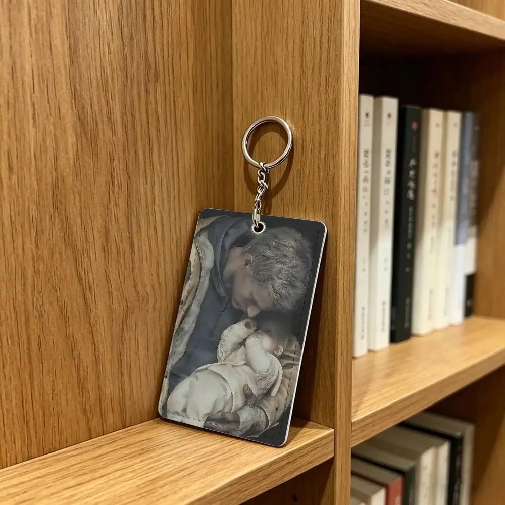 Horror E-Ethan W-Winters Card Holder Keychain Badge Holder Card Pass Hang Rope Lariat Lanyard for Key Rings Accessories Gift