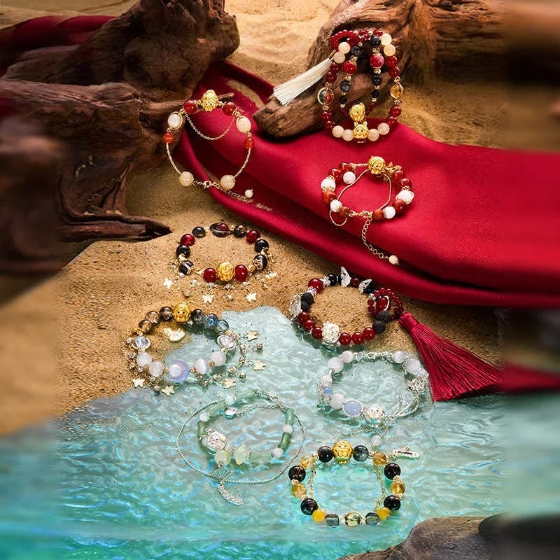 Bénédictions Bestowed par le Loulan officiel céleste dans l'éclat du clair de lune boîte aveugle de boîte mystère à bijoux