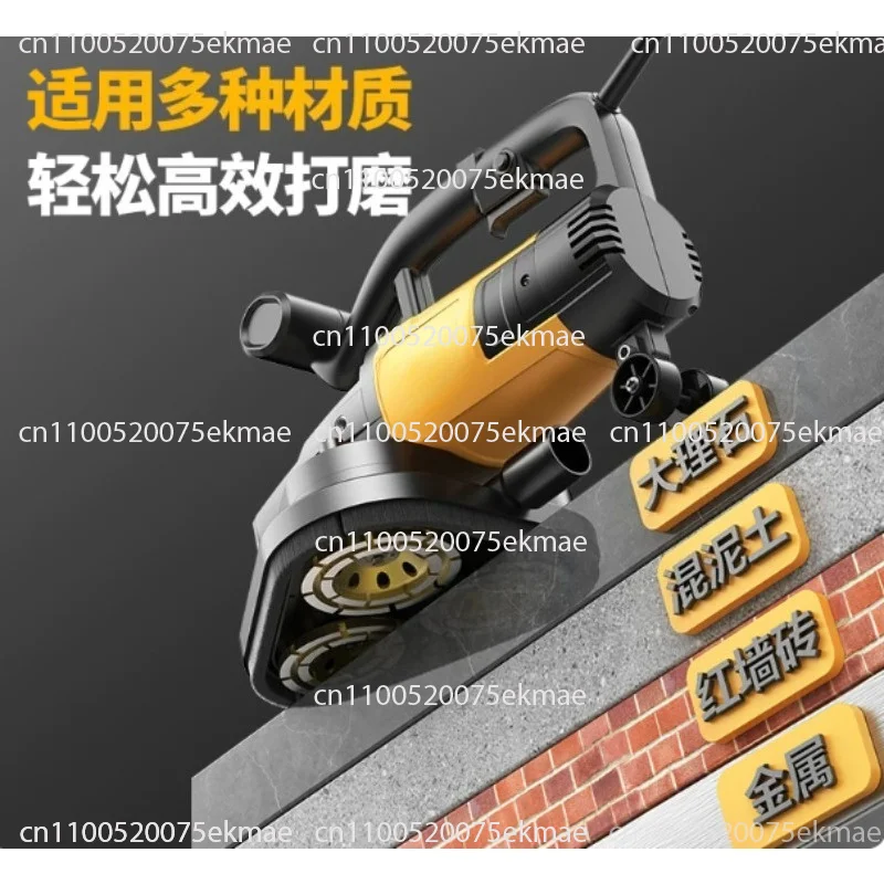 Four-head dust-free grinder, epoxy floor concrete electric grinder, cement floor polisher, terrazzo machine