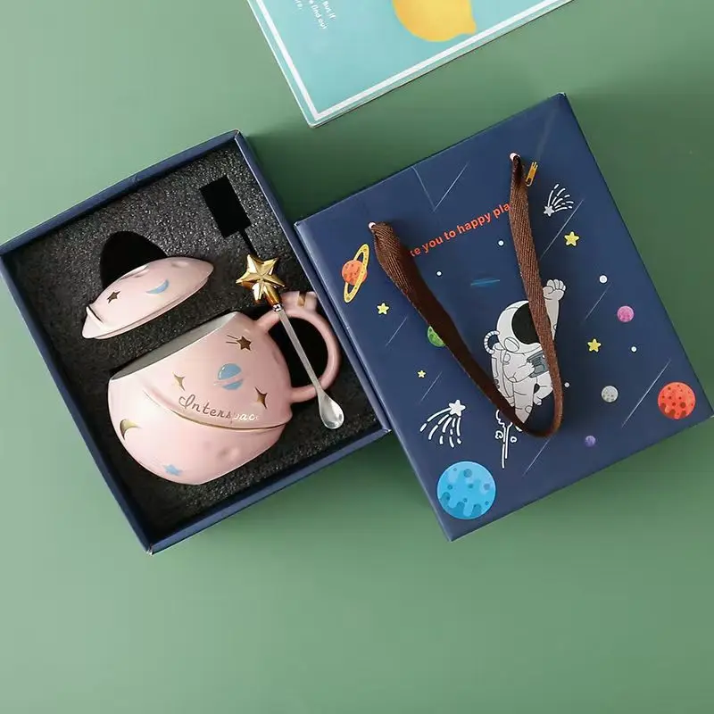 Lua criativa cerâmica bule de vidro combinado chá conjunto, um pote e um copo chá da tarde frutas flor chá casa