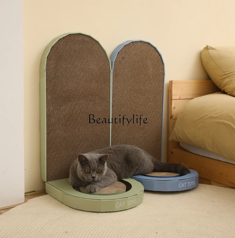 Vertical Cat Scratch Board Durable and Not Easy to Remove Chips Corrugated Paper Extra Large Claw Board Wear-Resistant Toy