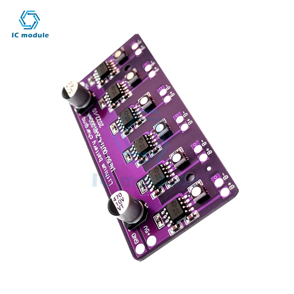 Charging Module PCB Circuit Board Charger Array 5V Input for 18650 4.2V Lithium Battery Electric Scooter Accessories