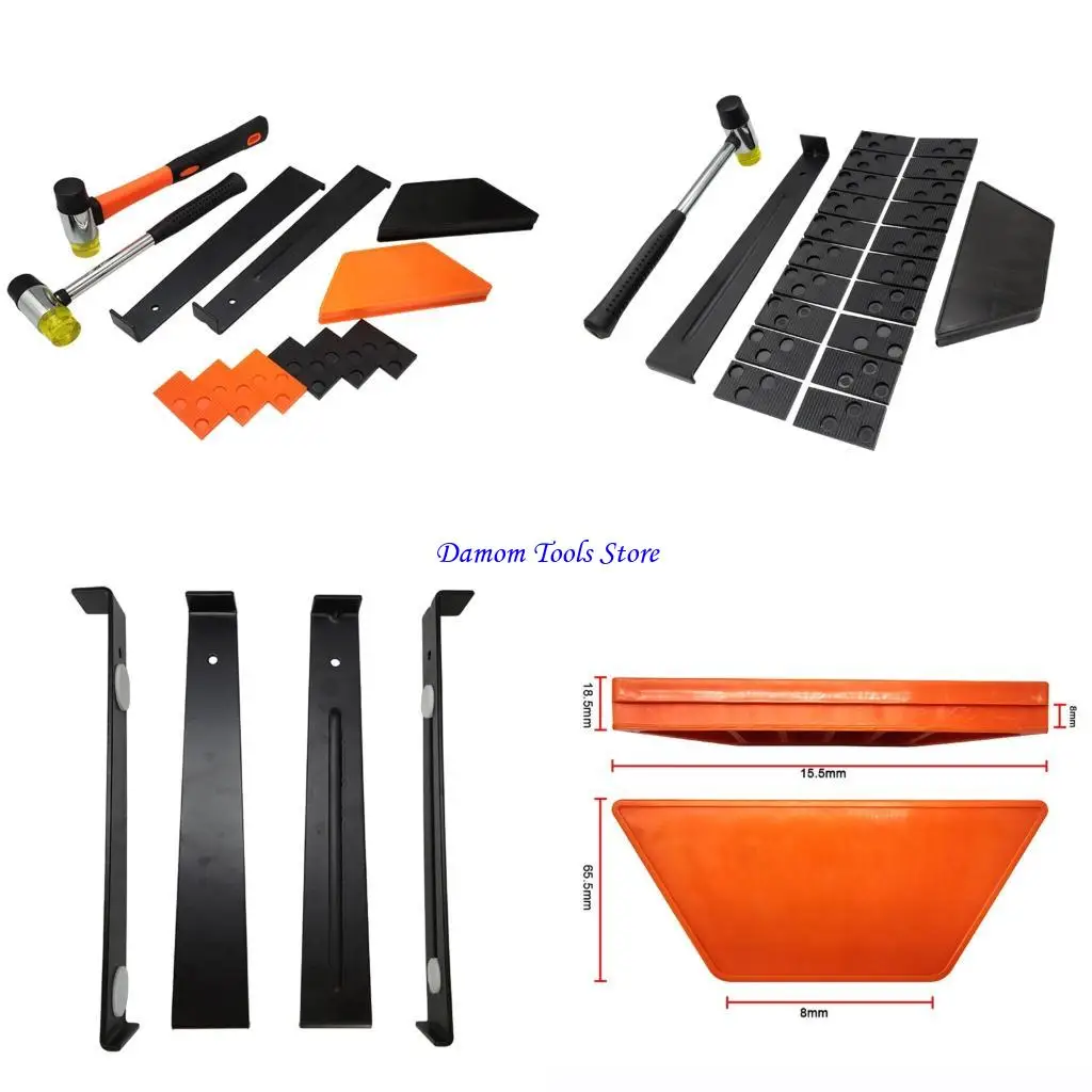 57BE Premium 23Pcs Hardwood Floor Installation Tool Set With Ergonomic Handles