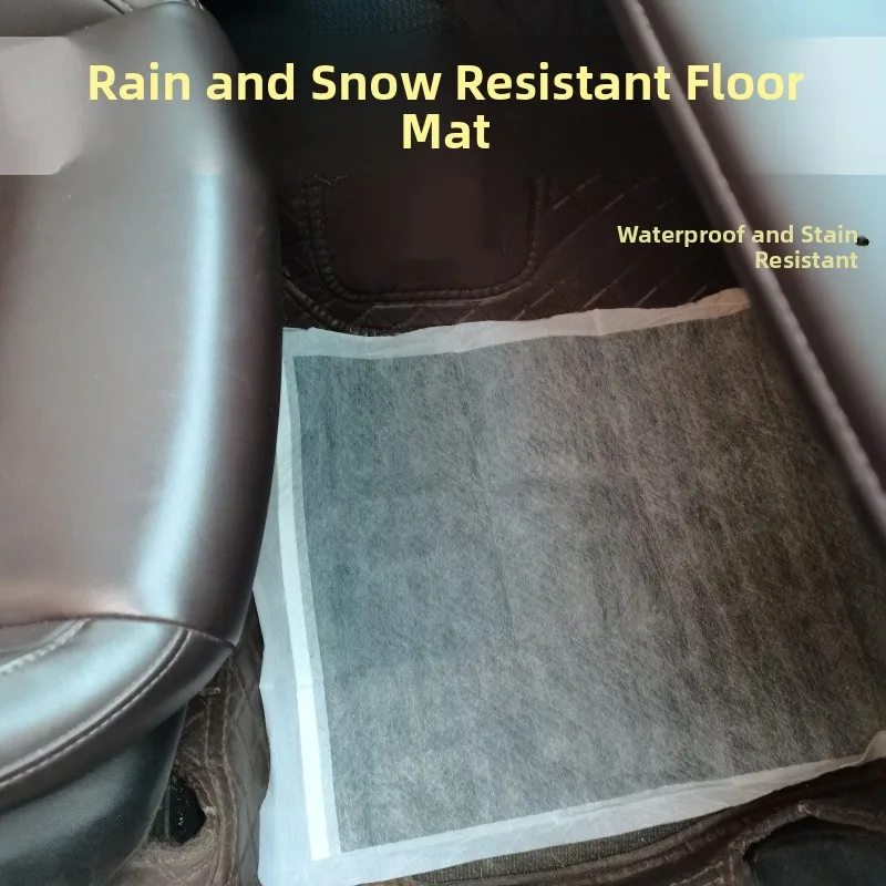 

Waterproof Disposable Car Foot Mat Co Driving Position Rainy Snowy Days Pet Pad Absorbent Entrance Door Mat Home Decor Rug