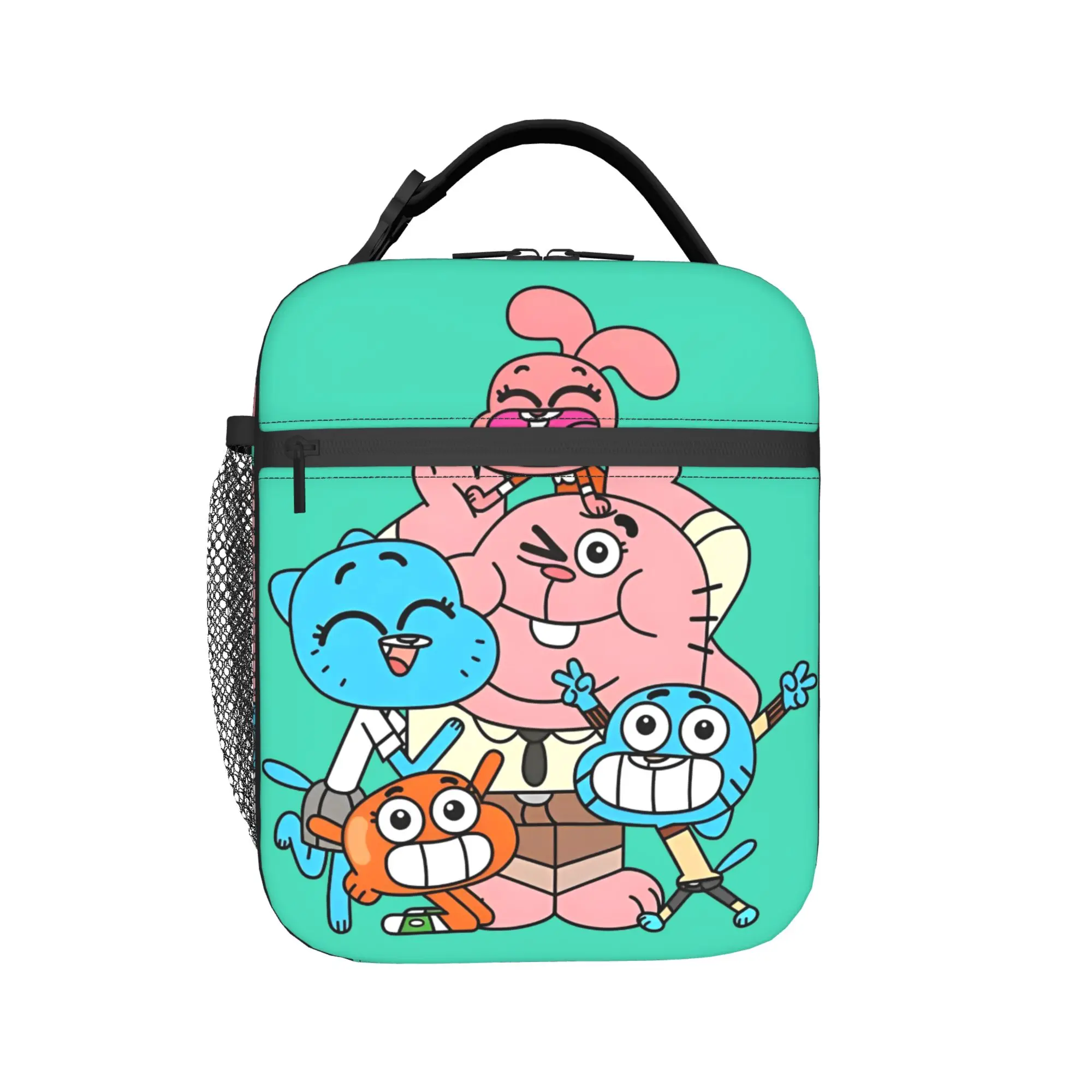 Gumballs  Video Game Insulated Lunch Bag Cooler Bag Reusable,Lunch Container  Leakproof Tote Lunch Box Food Bag College  Travel