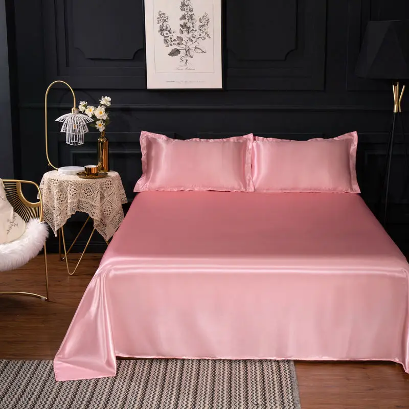 Summer Ice Silk Bed Sheet, Single Student, 1.5 Single Cold Dormitory Bed Cover, 1.8-meter Double Bed