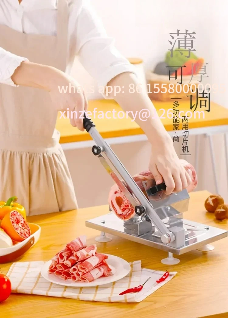 Be suitable for 220 V  Fleischschneider, manueller gefrorener  für Zuhause, kommerzielle Rindfleisch