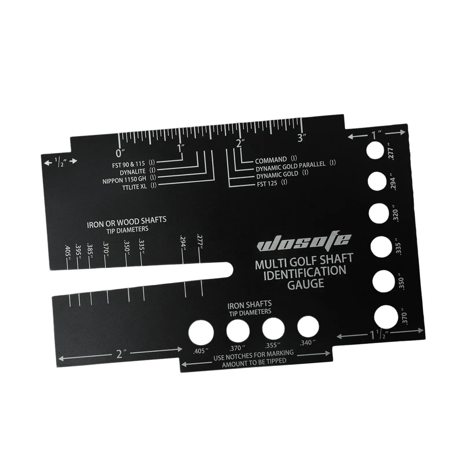 

Размер вала для гольфа, идентификационный датчик, гибкий, многофункциональный, точная идентификация, штангенциркуль, оборудование, компактный измерительный прибор