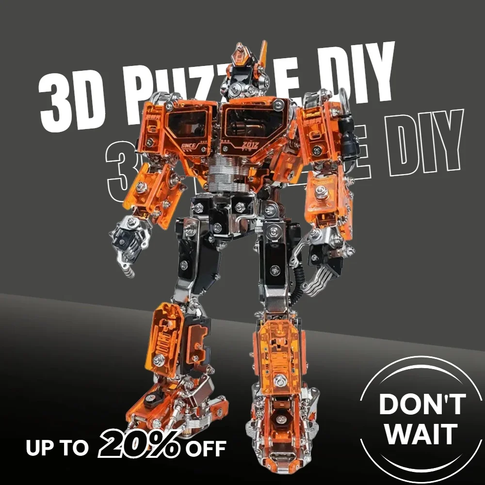 

1265 шт. робот-пионер, металлическая 3D сборная модель, модная игра, национальная инновация, механизм, сделай сам, подарок, мужские модные строительные блоки