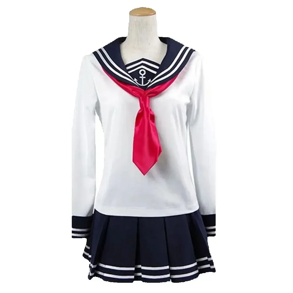 

Anime Cos Hibiki Cotton Daily Uniform Sailor suit Cosplay Costumes Sets