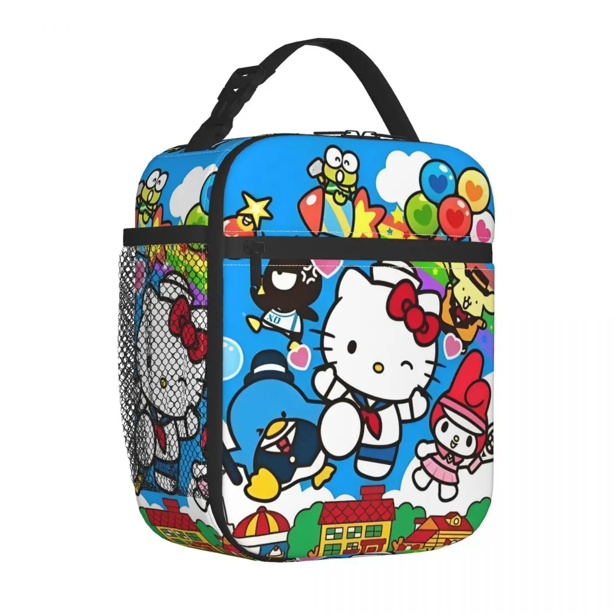 

Hello Kitty Friends Insulated Lunch Bags High Capacity Meal Container Cooler Bag Tote Lunch Box College Picnic Bento Pouch