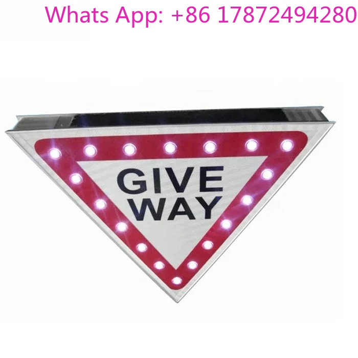 

Solar Uneven Road Flashing Light Traffic Warning Sign