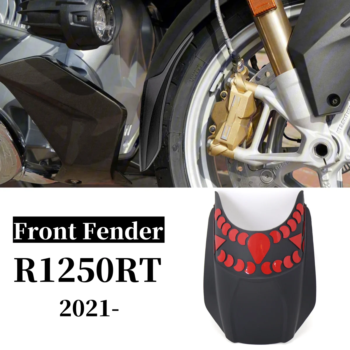 

Новинка для BMW R 1250 RT R1250RT 2021 2022, удлинитель переднего крыла, расширение брызговика, защита для мотоциклов, аксессуары