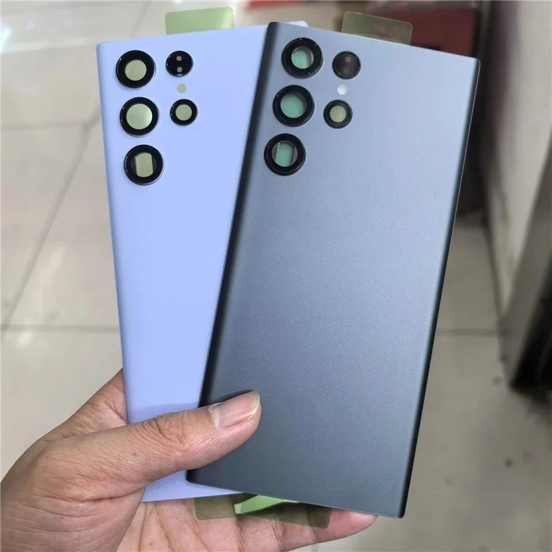Задняя стеклянная крышка аккумулятора BANERYPAK для Samsung Galaxy S22 Ultra 5G S908B S908U S908W, запчасти для ремонта задней панели.
