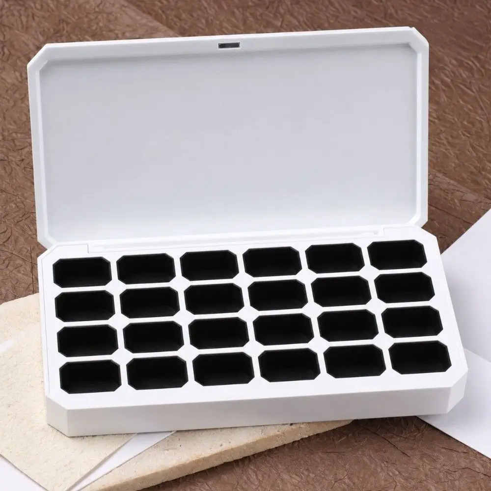 Portable Nail Polish Palette Light Avoiding Detachable Nail Art Palette Magnetic Lid Professional Nail Polish Storage Box
