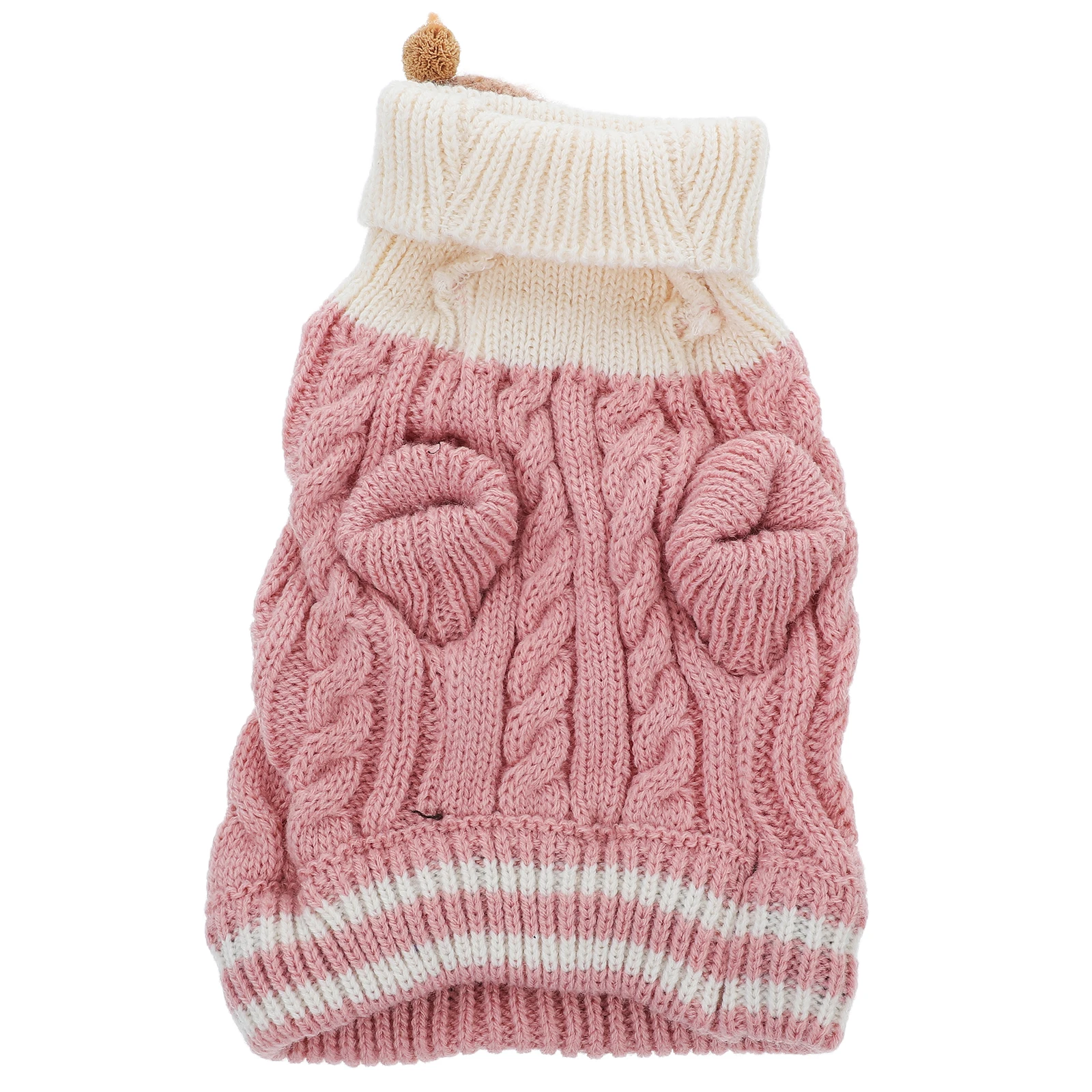 

Pet Warm Sweater Hoodie Kitten Apparel Winter Cloth Fabric Knitwear Cat Clothes