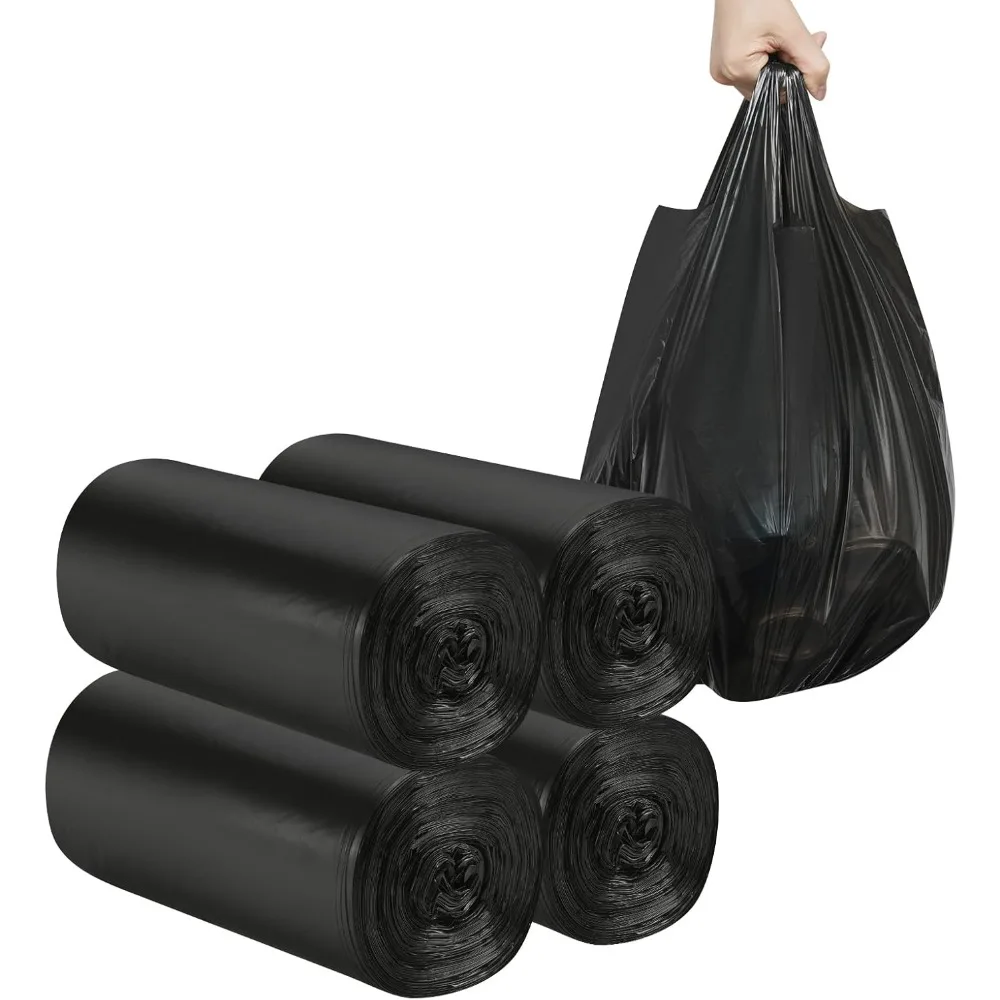 

4 Gallon Portable Trash Bags, 120 Counts Thick Small Garbage Bags for Office Kitchen Bedroom