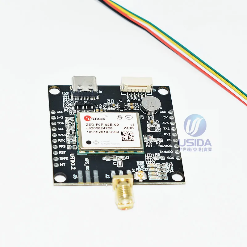 1PCS/LOT  ZED-F9P-02B  f9p RTK    02B High precision positioning navigation board card GNSS gps rtk